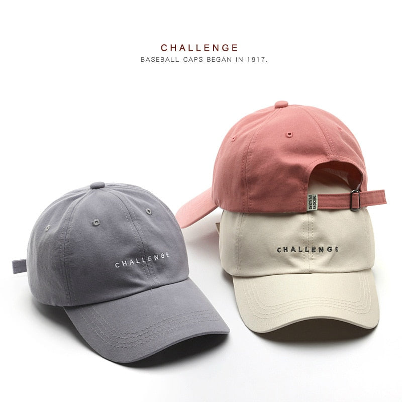 SLECKTON 2023 New Baseball Cap for Women and Men Summer Fashion Visors Cap Boys Girls Casual Snapback Hat CHALLENGE Hip Hop Hats